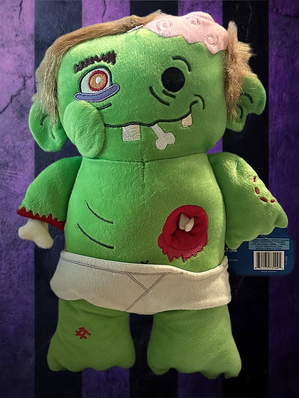 My First Zombie Toy Plush NWT Horror Halloween
